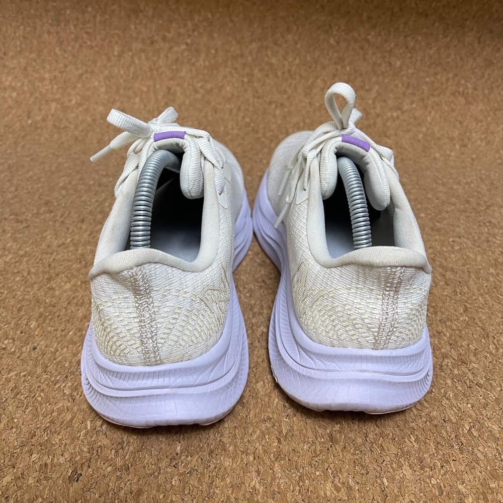 New Balance Women's Cream Athletic Shoes - Picture 4 of 6